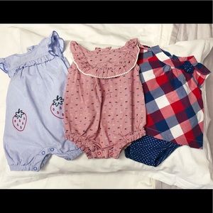 Baby Girl Set, 0-3 months, 4th of July Set/bundle